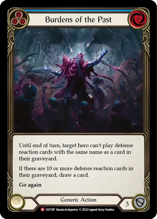 Card: Burdens of the Past (blu)