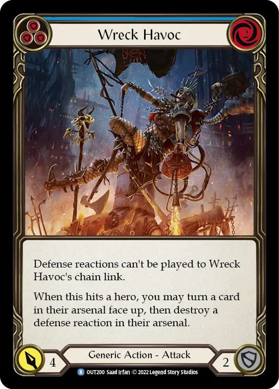 Card: Wreck Havoc (blu)