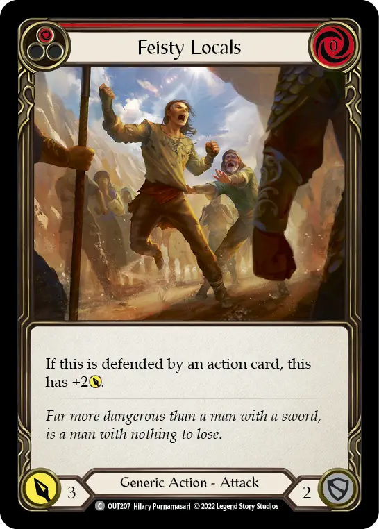 Card: Feisty Locals (red)