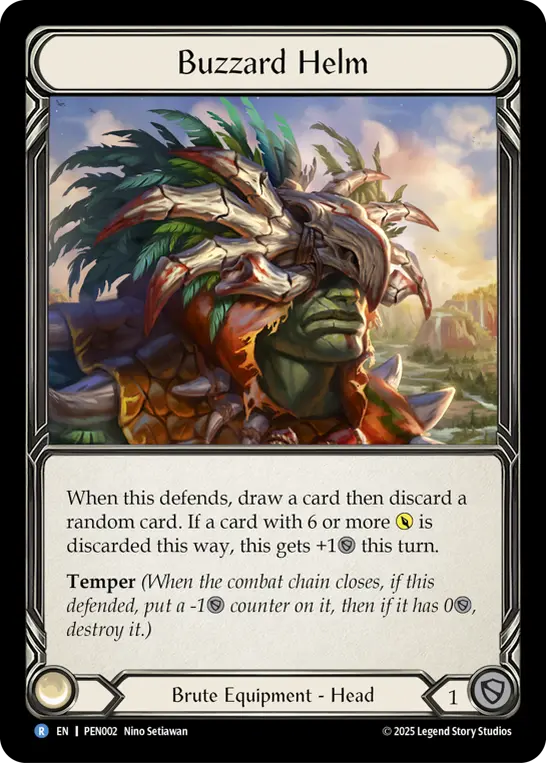 Card: Buzzard Helm