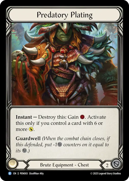Card: Predatory Plating