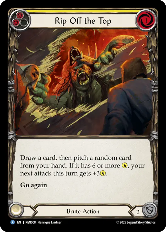 Card: Rip Off the Top (yel)