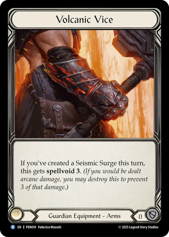 Card: Volcanic Vice