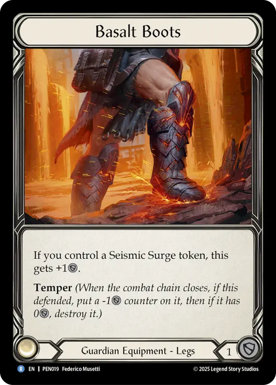Card: Basalt Boots