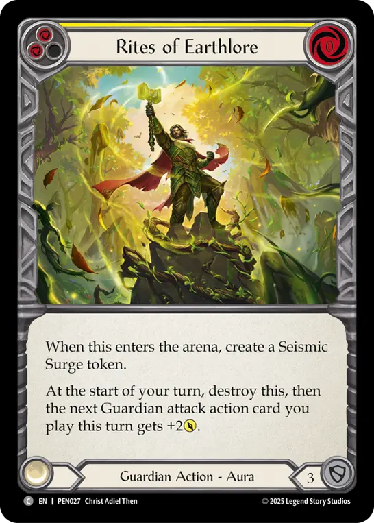 Card: Rites of Earthlore (yel)