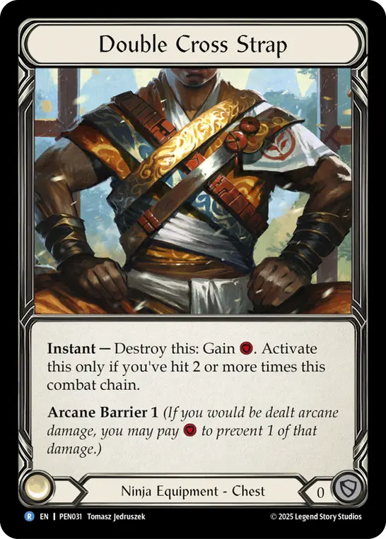 Card: Double Cross Strap
