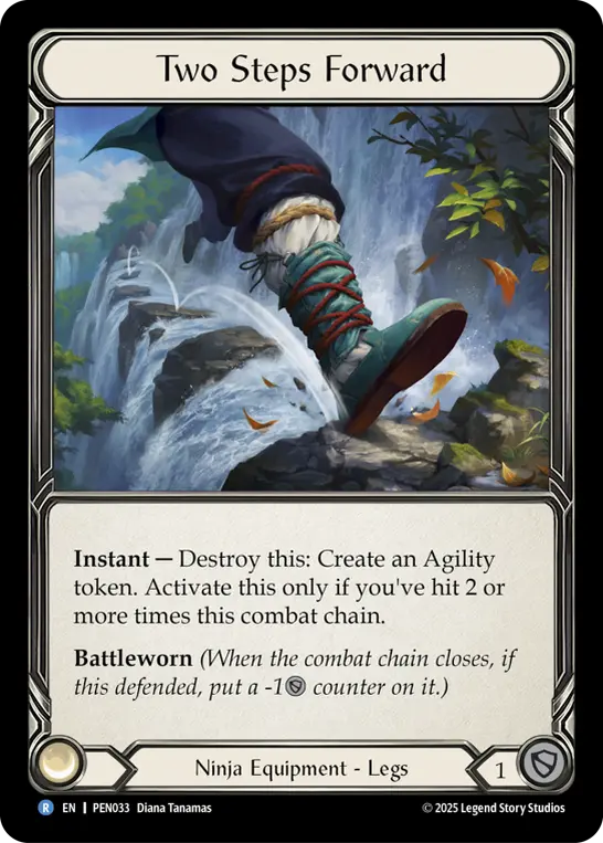 Card: Two Steps Forward