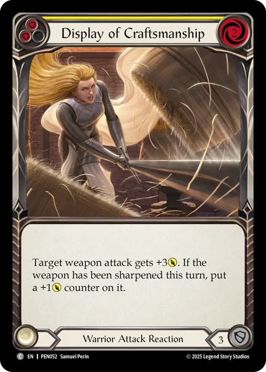 Card: Display of Craftsmanship (yel)