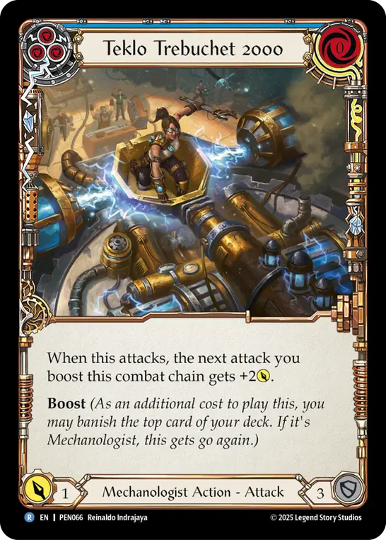 Card: Teklo Trebuchet 2000 (blu)