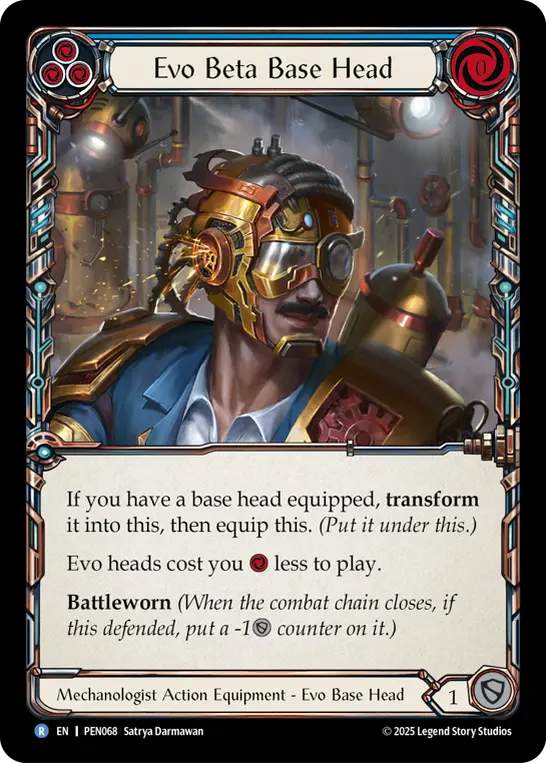 Card: Evo Beta Base Head (blu)