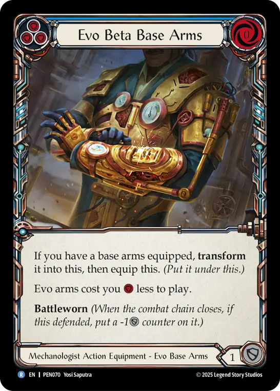 Card: Evo Beta Base Arms (blu)