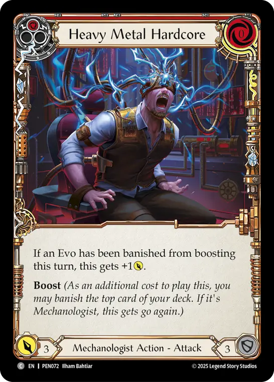 Card: Heavy Metal Hardcore (red)