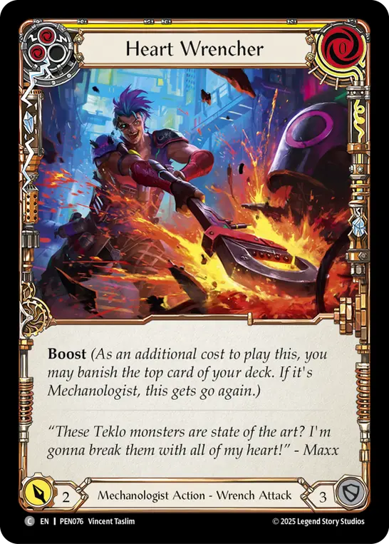 Card: Heart Wrencher (yel)