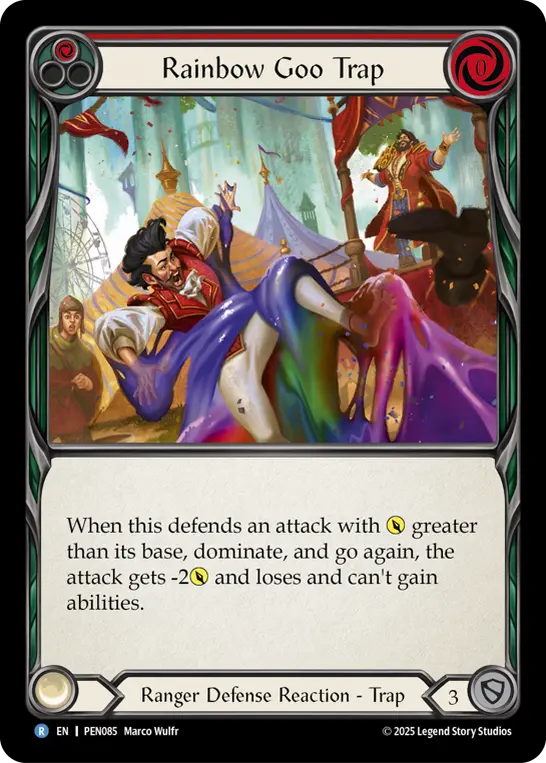 Card: Rainbow Goo Trap (red)