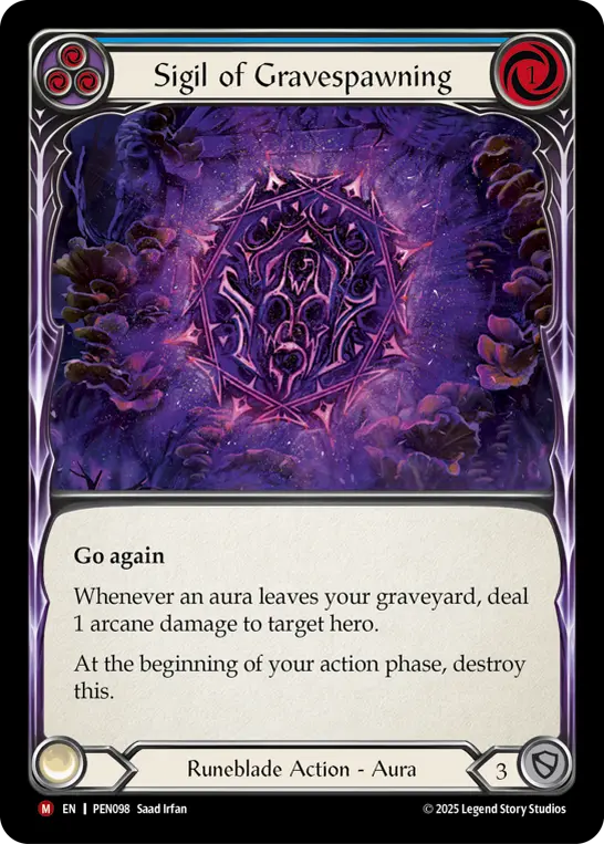Card: Sigil of Gravespawning (blu)