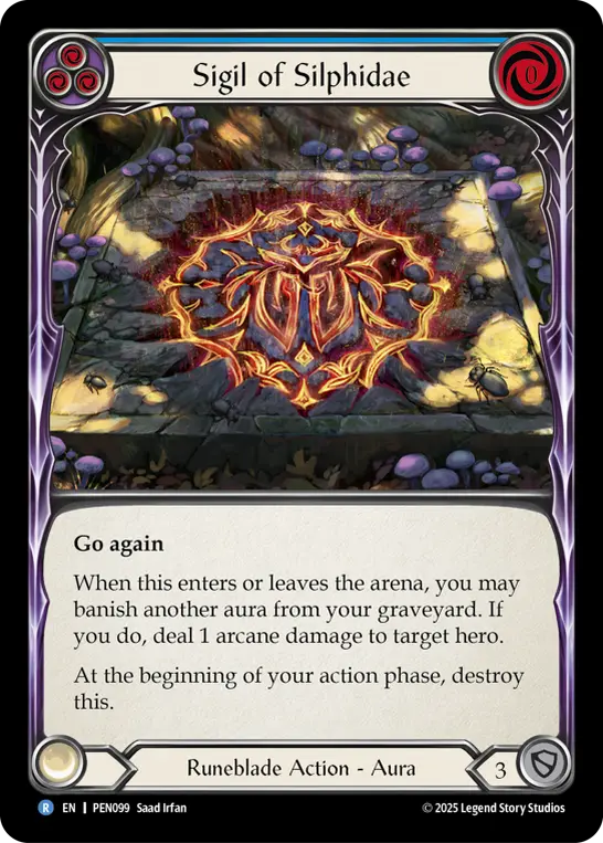 Card: Sigil of Silphidae (blu)