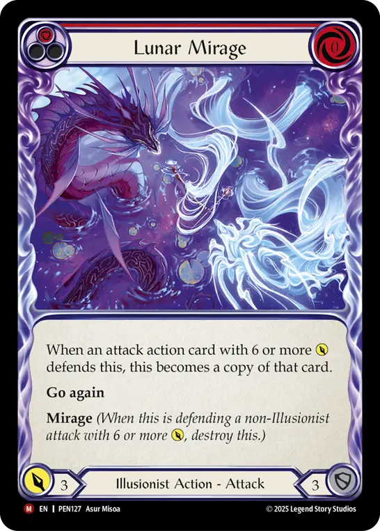 Card: Lunar Mirage (red)