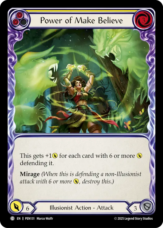 Card: Power of Make Believe (yel)