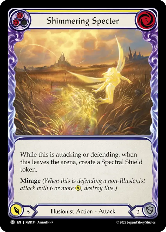 Card: Shimmering Specter (yel)