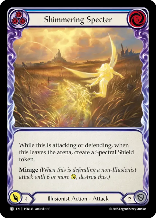 Card: Shimmering Specter (blu)