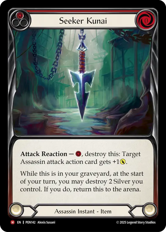 Card: Seeker Kunai (red)