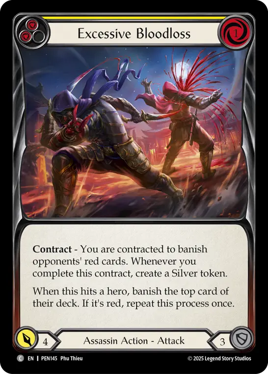 Card: Excessive Bloodloss (yel)