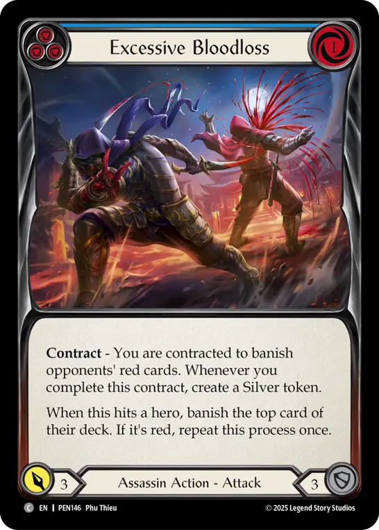 Card: Excessive Bloodloss (blu)