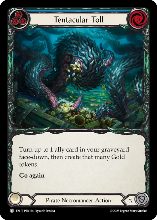 Card: Tentacular Toll (blu)