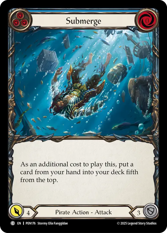 Card: Submerge (blu)