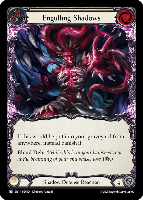 Card: Engulfing Shadows (yel)