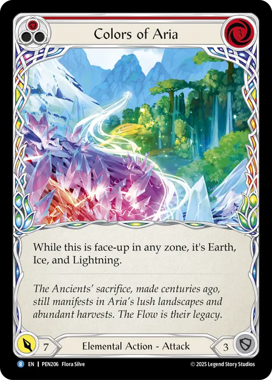 Card: Colors of Aria (red)