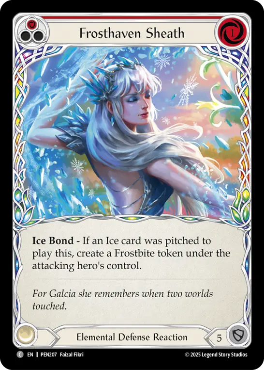 Card: Frosthaven Sheath (red)