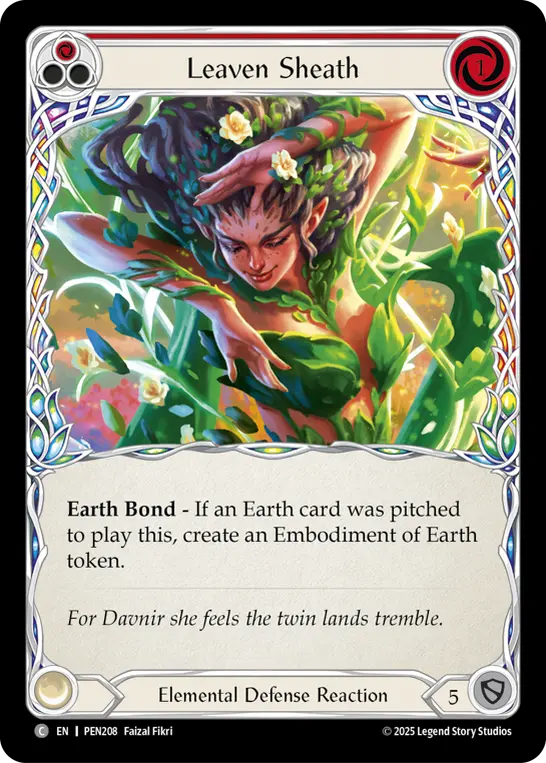 Card: Leaven Sheath (red)