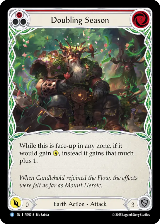 Card: Doubling Season (red)