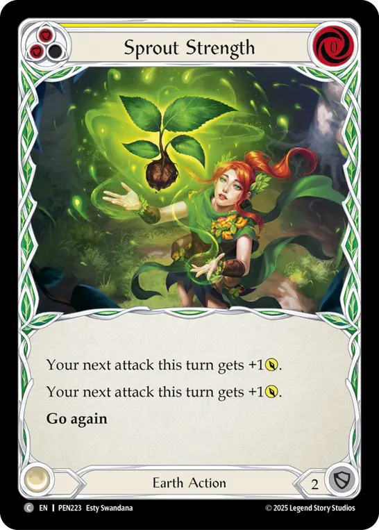 Card: Sprout Strength (yel)