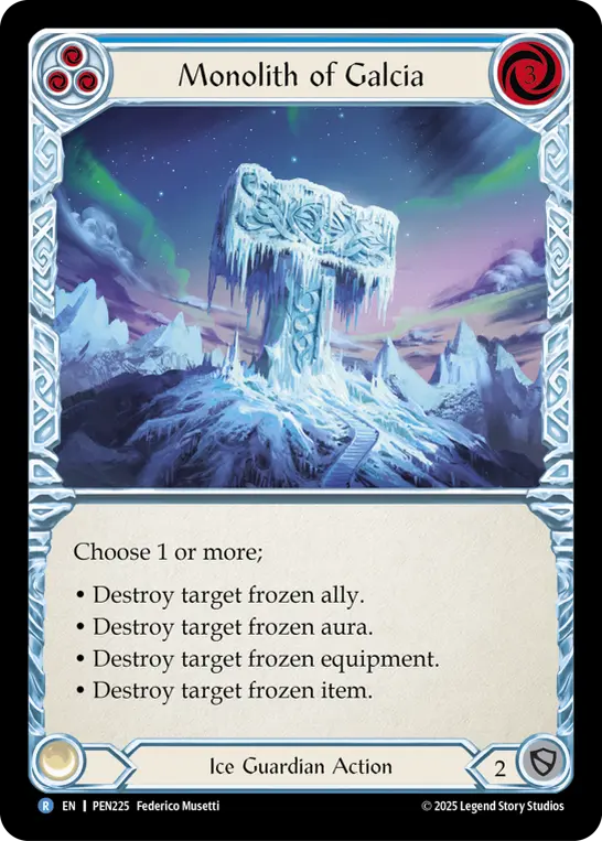 Card: Monolith of Galcia (blu)
