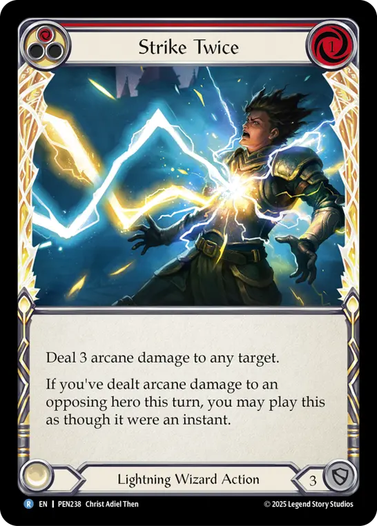 Card: Strike Twice (red)