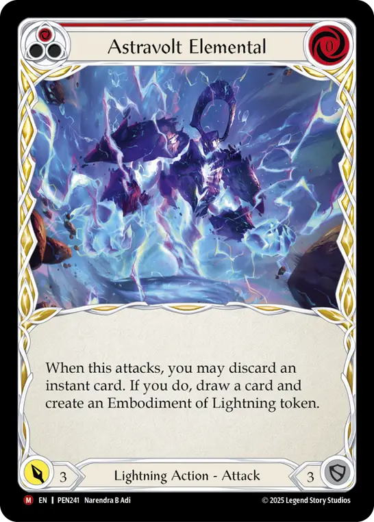Card: Astravolt Elemental (red)
