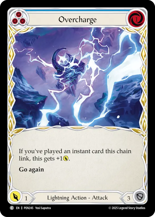 Card: Overcharge (blu)