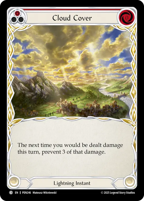 Card: Cloud Cover (red)