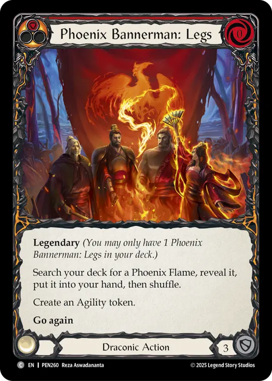 Card: Phoenix Bannerman: Legs (red)