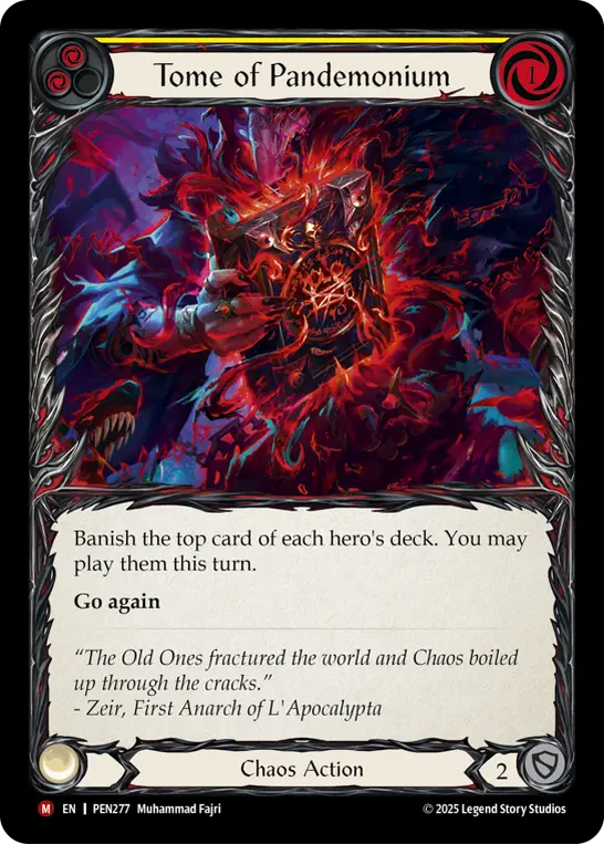 Card: Tome of Pandemonium (yel)