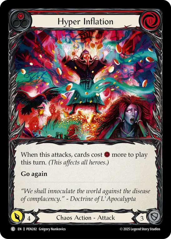 Card: Hyper Inflation (red)