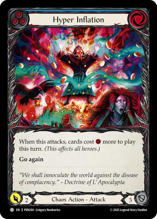 Card: Hyper Inflation (blu)