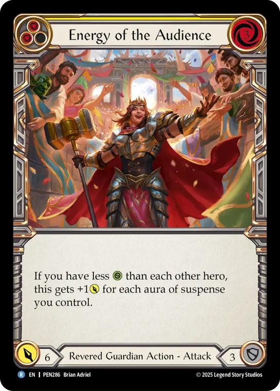 Card: Energy of the Audience (yel)