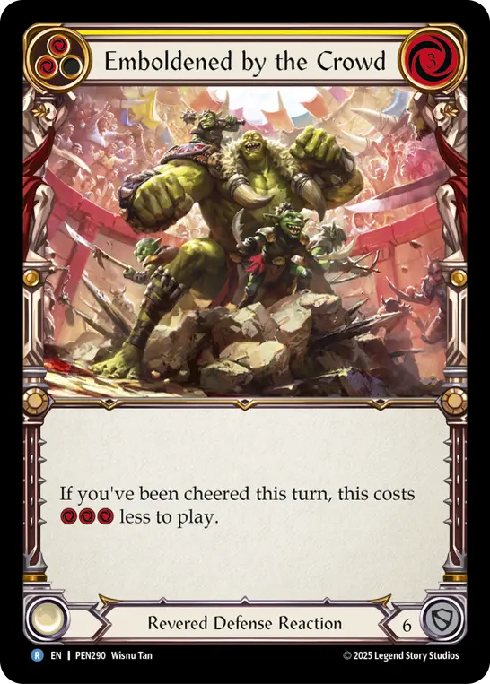 Card: Emboldened by the Crowd (yel)