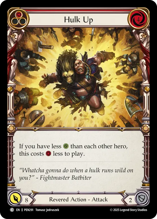Card: Hulk Up (red)