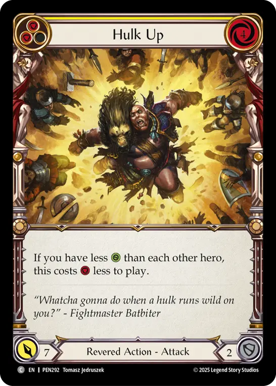 Card: Hulk Up (yel)