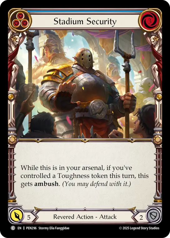 Card: Stadium Security (blu)