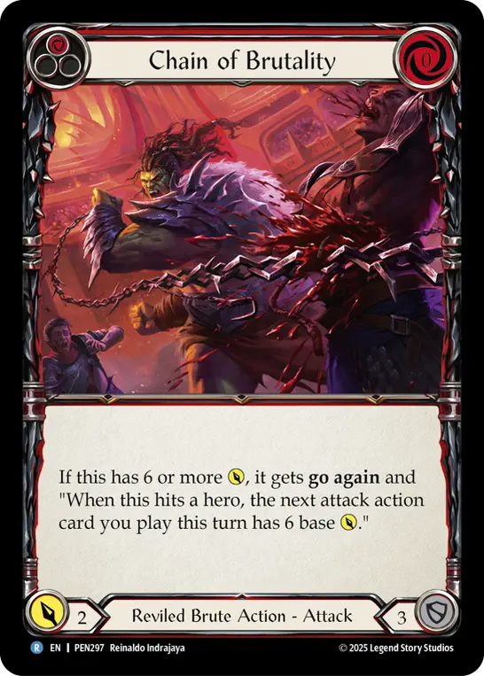 Card: Chain Brutality (red)
